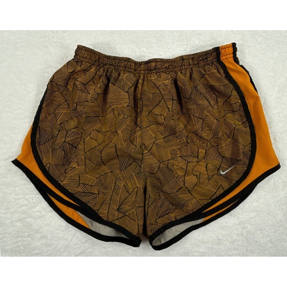 Nike Pants - Nike Dri-FIT Tempo Womens Small Orange Black Prism Print Running Shorts